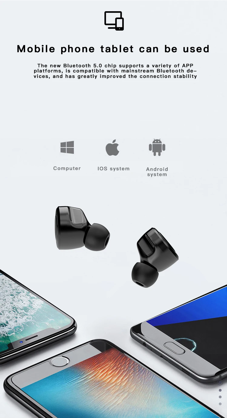 

A6 TWS Bluetooth Earphone For Xiaomi Airdots Wireless Headphone Stereo Headset Mini Earbuds For Android IOS Earphones