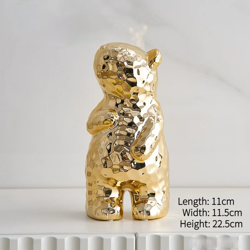 Скандинавский светлый роскошный сидячий стоячий медведь скульптурные украшения