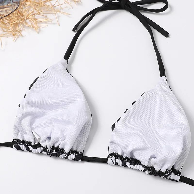 

2021 New Split Women's Swimming Feminine Print Bikini Set 2-piece Women's Wear