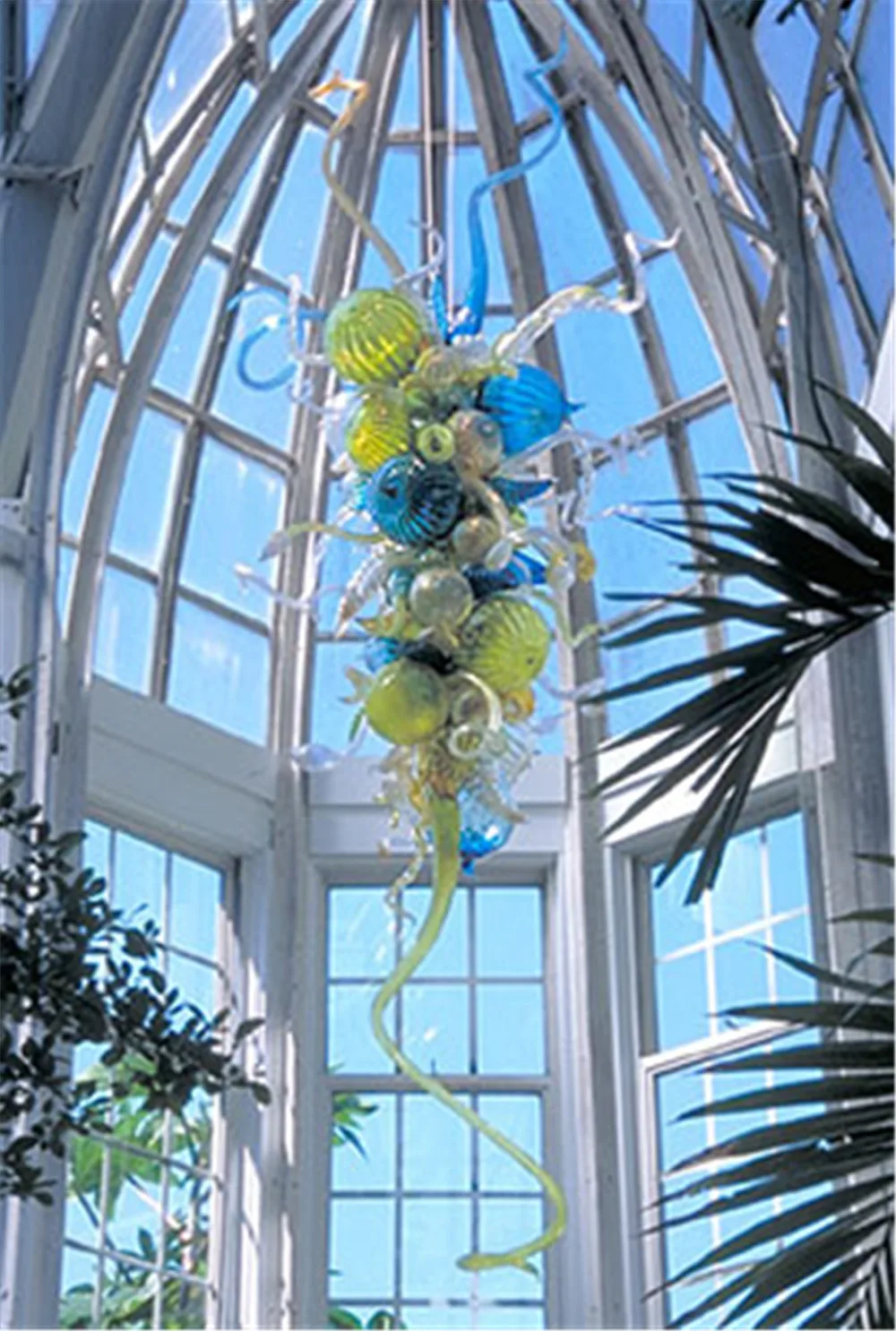 

100% Mouth Blown Borosilicate Murano Glass Multicolor Pendant Lamp Dale Chihuly Art Chandelier