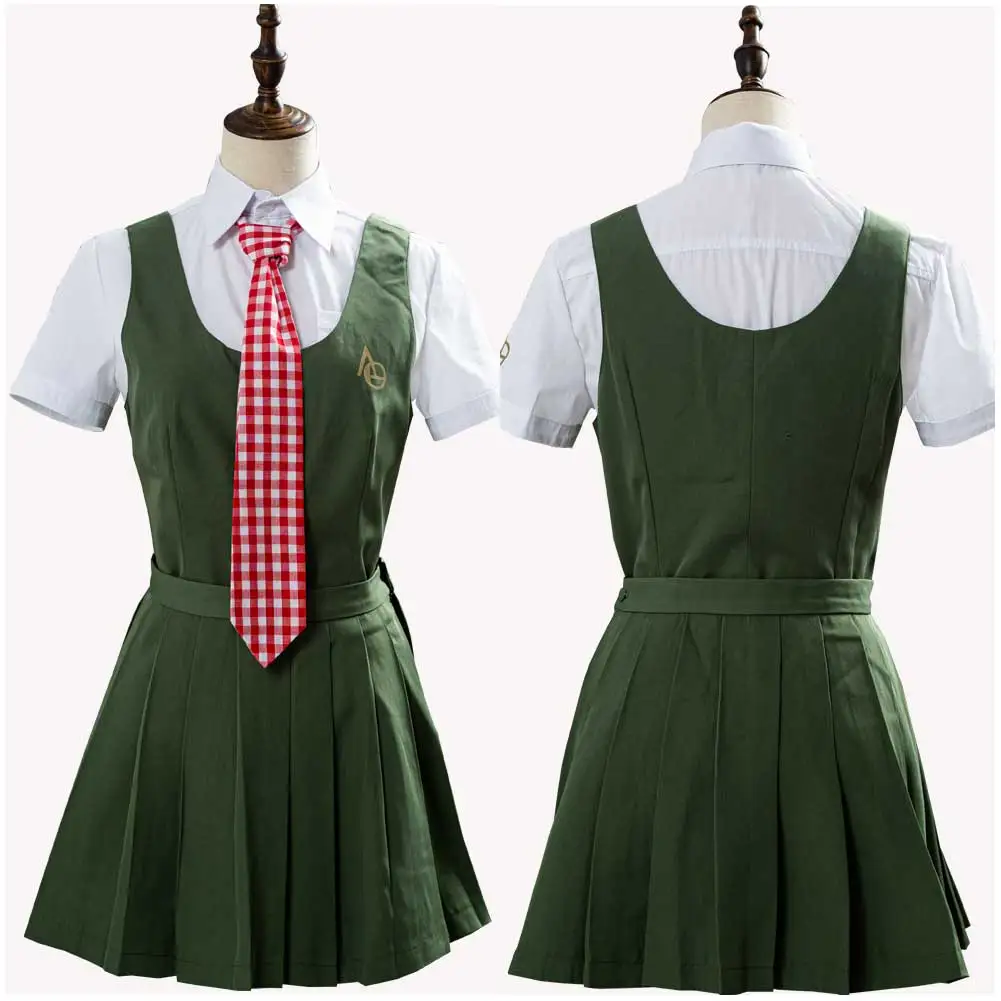 Аниме DanganRonpa Mahiru Коидзуми Косплэй костюм платье рубашка наряд Униформа на