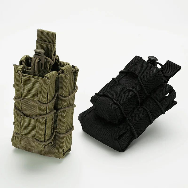 Outdoor Tactical Equipment MOLLE Accessories Riding Waist Bag Oxford Cloth Two-piece Bag