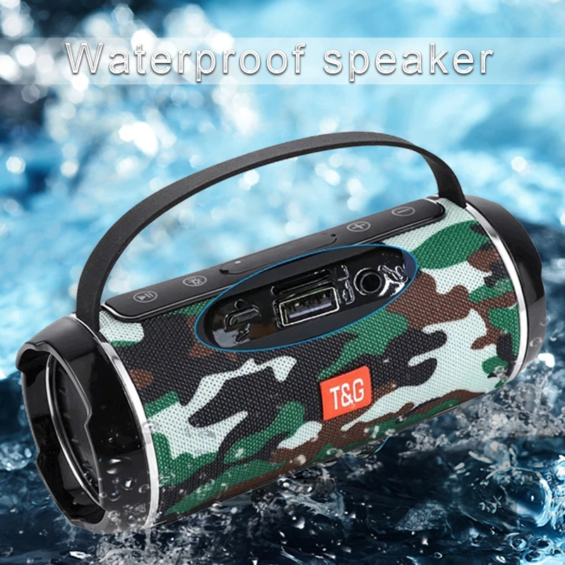 40 Вт уличная портативная Bluetooth колонка FM радио музыкальный Бумбокс USB AUX сабвуфер