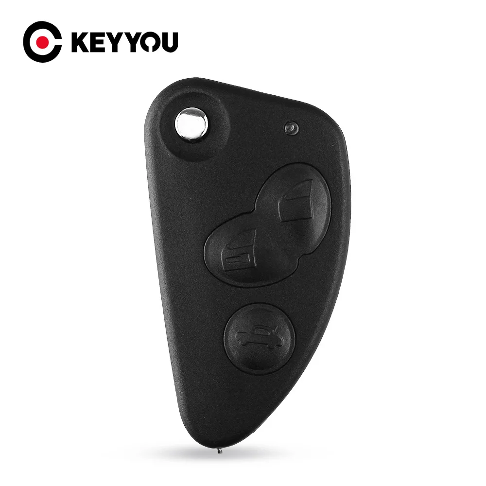 Автомобильный ключ KEYYOU 2 3 кнопки откидная оболочка ключа дистанционного