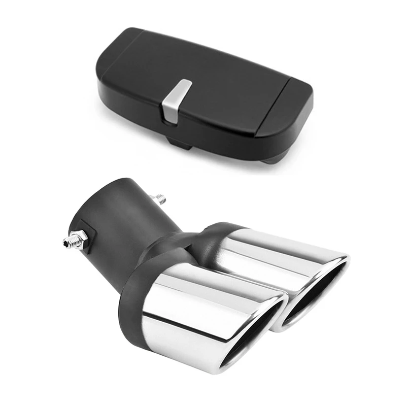 

Автомобильная стойка на Коробка Чехол Органайзер солнцезащитные очки черного цвета с автомобиля Универсальный 63 мм Нержавеющая сталь дво...