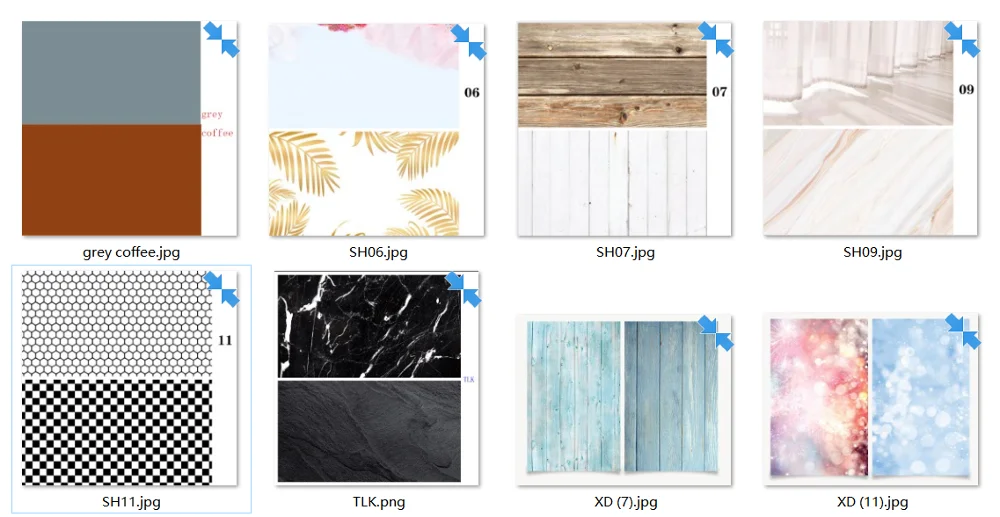 

Large Stock 58X86cm 2sides 80colors PVC Photography Wood Printing Backdrops Waterproof Marble Background for Camera Photo