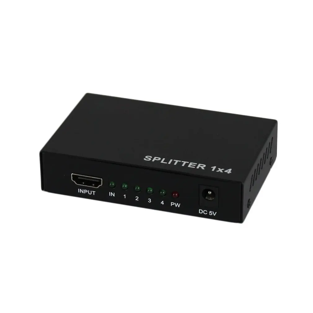 

U HDMI-compatible Splitter Full 1080p Video 1X4 Split 1 In 4 Out 4K Switch Switcher Amplifier Repeater Ad Ter For TV