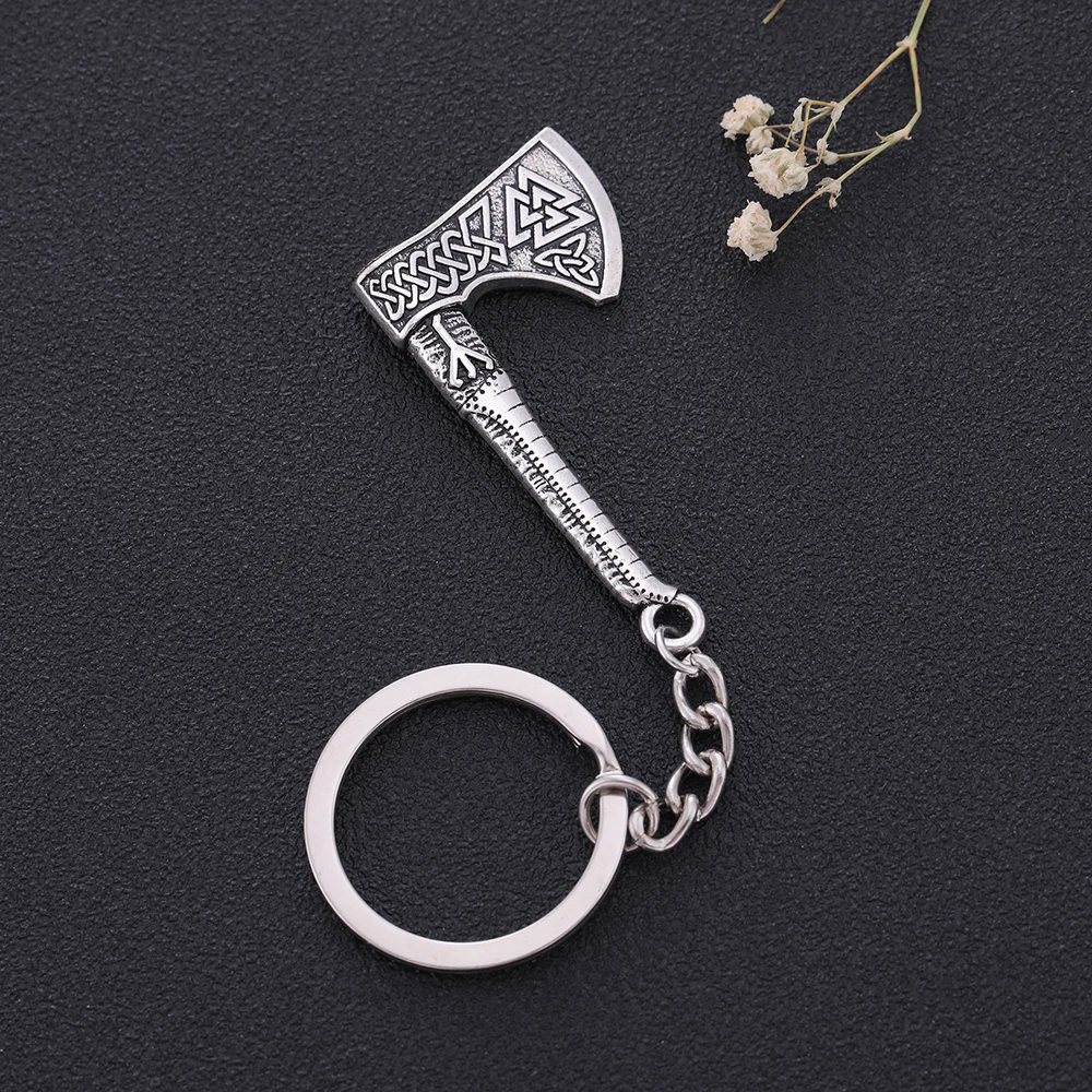 Fishhook Брелок Топор Valknut Irish Knot Viking Norway Aligiz Защита Амулет талисман подвеска брелок