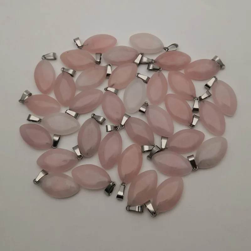 

Оптовая продажа оптовая продажа внешней торговли розы кварцевые Цепочки и ожерелья с подвесками для изготовления ювелирных изделий Шарм а...