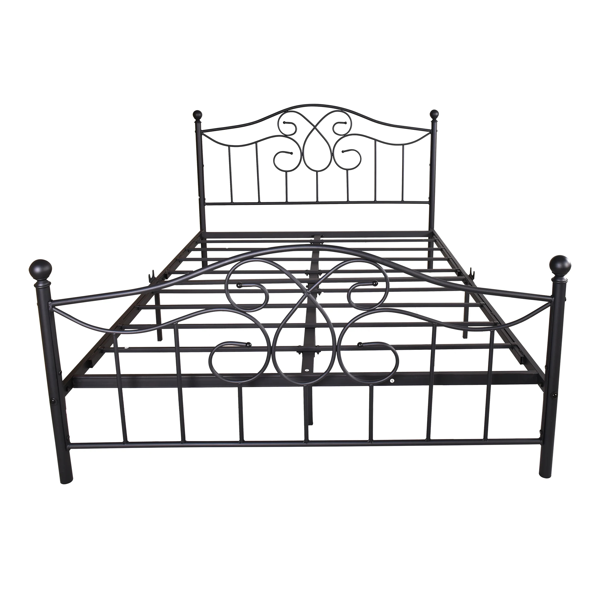 With Headboard And Footboard Flower Design Mattress Foundation Queen/full/twin Size[us-stock]