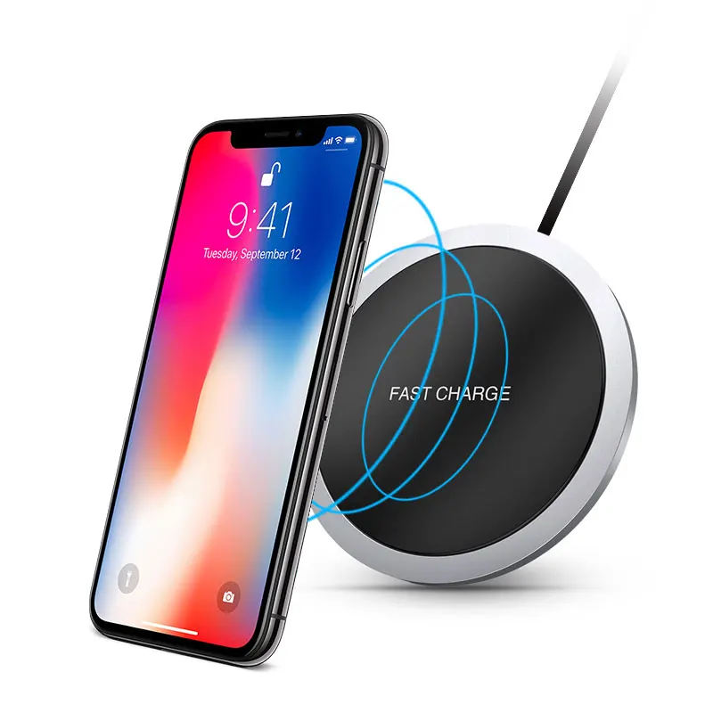 Suntaiho Qi Беспроводное зарядное устройство для iPhone Xs Max X 8 10 Вт быстрая Беспроводная зарядка для samsung S10 S9 Xiaomi Mi 9 USB зарядное устройство