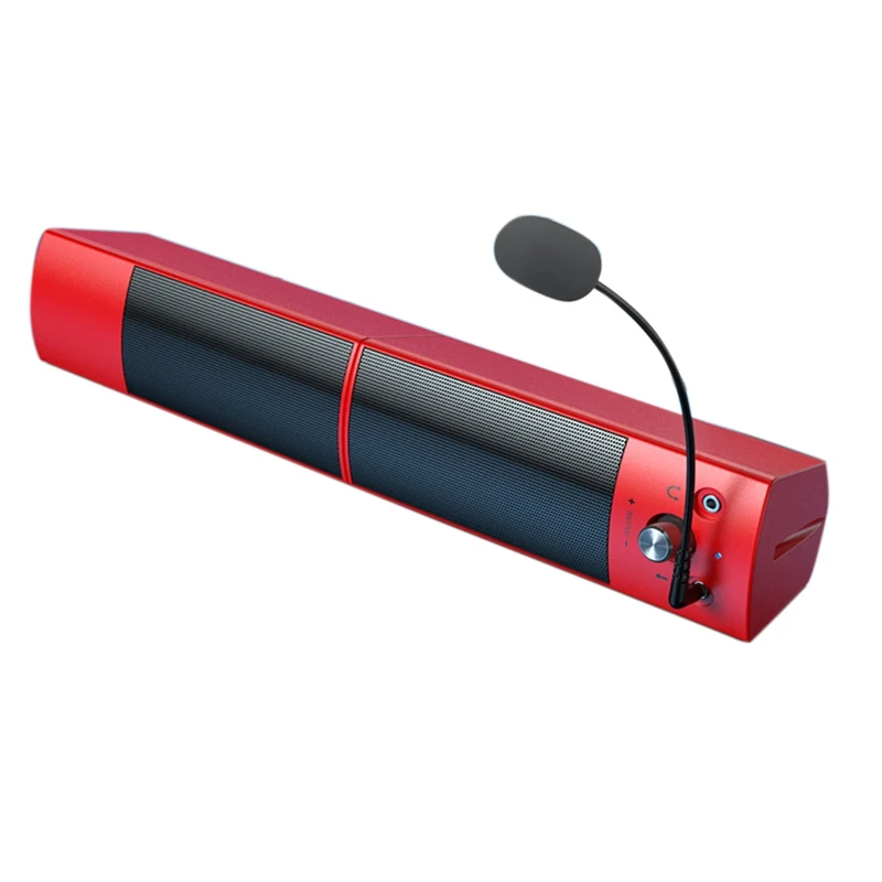 

Bluetooth Динамик объемный сабвуфер для компьютера ПК ноутбук USB Проводная двойной музыкальный плеер с микрофоном