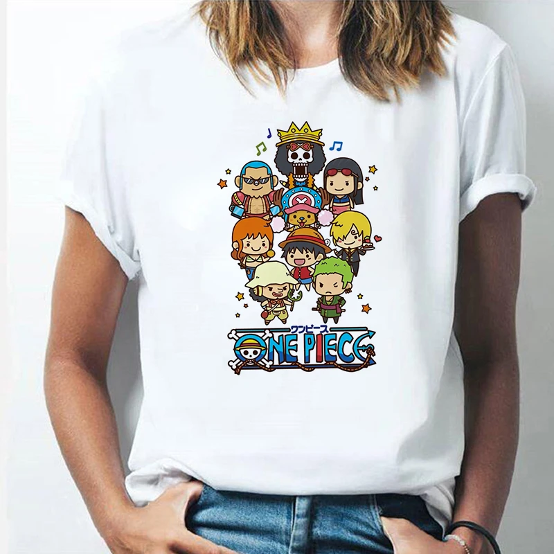 

Симпатичная женская футболка LUSLOS с изображением Каваий из мультфильма, новинка, женская футболка, футболка с изображением японского аниме Харадзюку, графические футболки с коротким рукавом