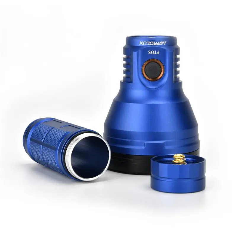 Astrolux FT03 SST40-W 2400lm 875m Type-C перезаряжаемый светодиодный фонарик черный тактический