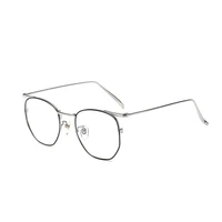 irregular titanium lightweight glasses frame men retro round vintage eyeglasses women myopia optical lunette oculos de grau