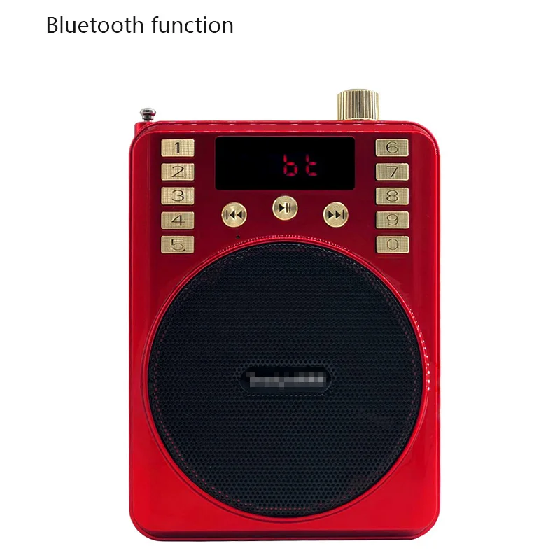 QS305 с 3 аккумуляторами 18650 Bluetooth Мегафон динамик TF USB FM радио функция звукозаписи