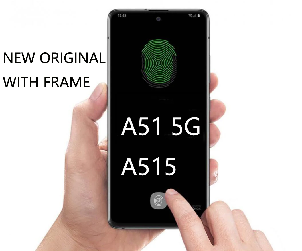 Новый оригинальный AMOLED ЖК-дисплей для Samsung A51 A515 A515F A515FD A515FN с рамкой дигитайзер
