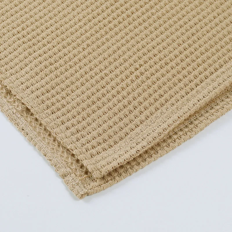 

Chain Split Hollow Knitted Stretch Dress 2021 Europe and America Summer Sexy Hip Slim Sling Dress