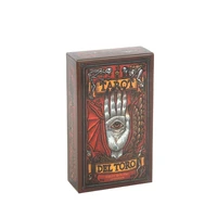hot selling high definition tarot card factory made high quality full english party divination game tarot del toro