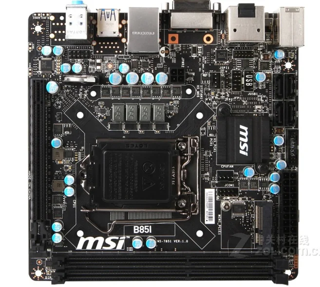 Preise Für MSI B85I Original Mini Itx Motherboard LGA 1150 DDR3 Für Intel B85 SATA III USB 3,0 PCI-E X16 3,0 Verwendet Desktop Mainboard