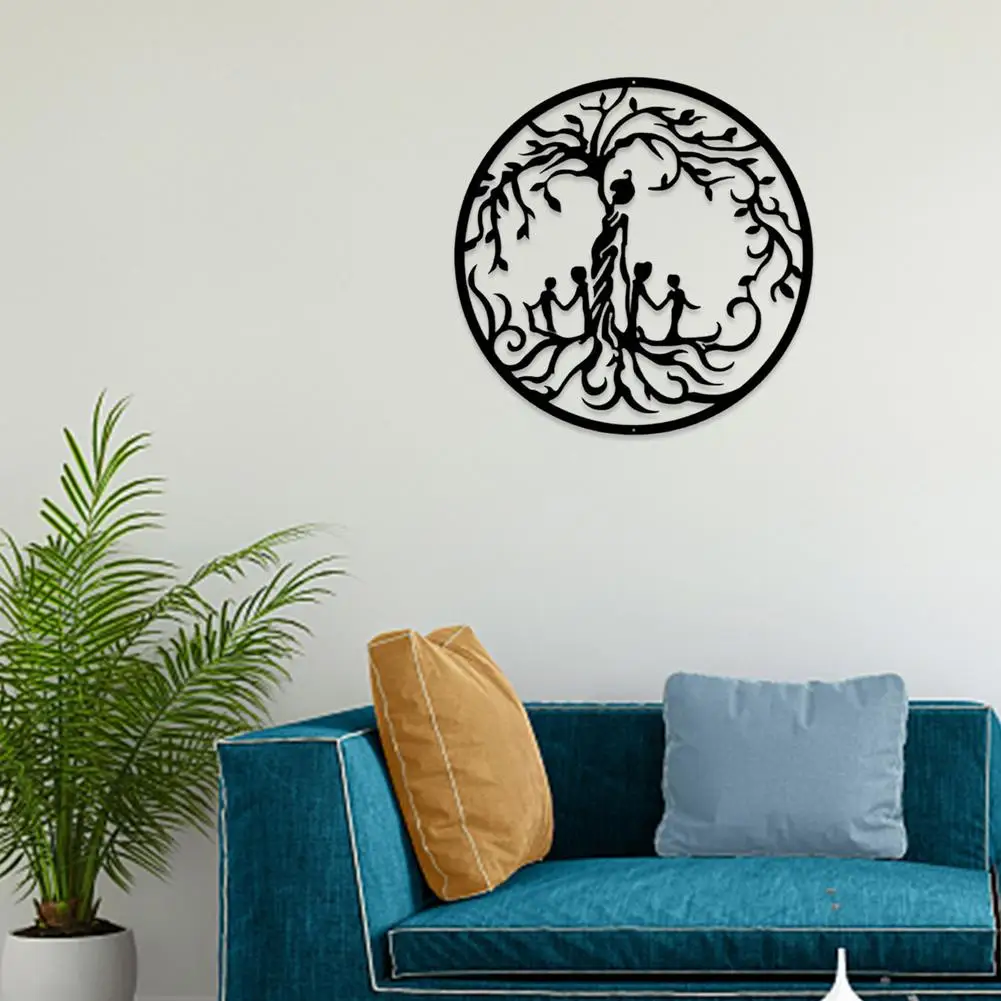 Металлическая настенная декоративная Декорация-Дерево жизни металлическая