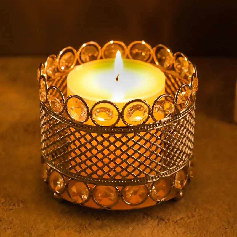 Европейский Хрустальный подсвечник для свечей свадебный стол Центральная