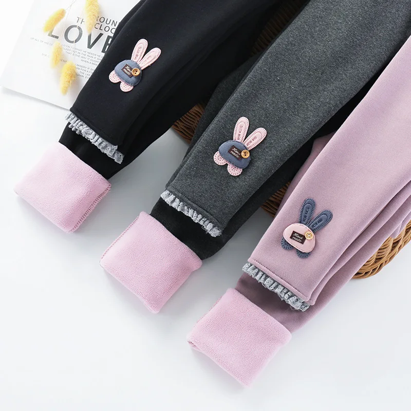 Новинка детские брюки зимние теплые облегающие с плюшевой подкладкой для