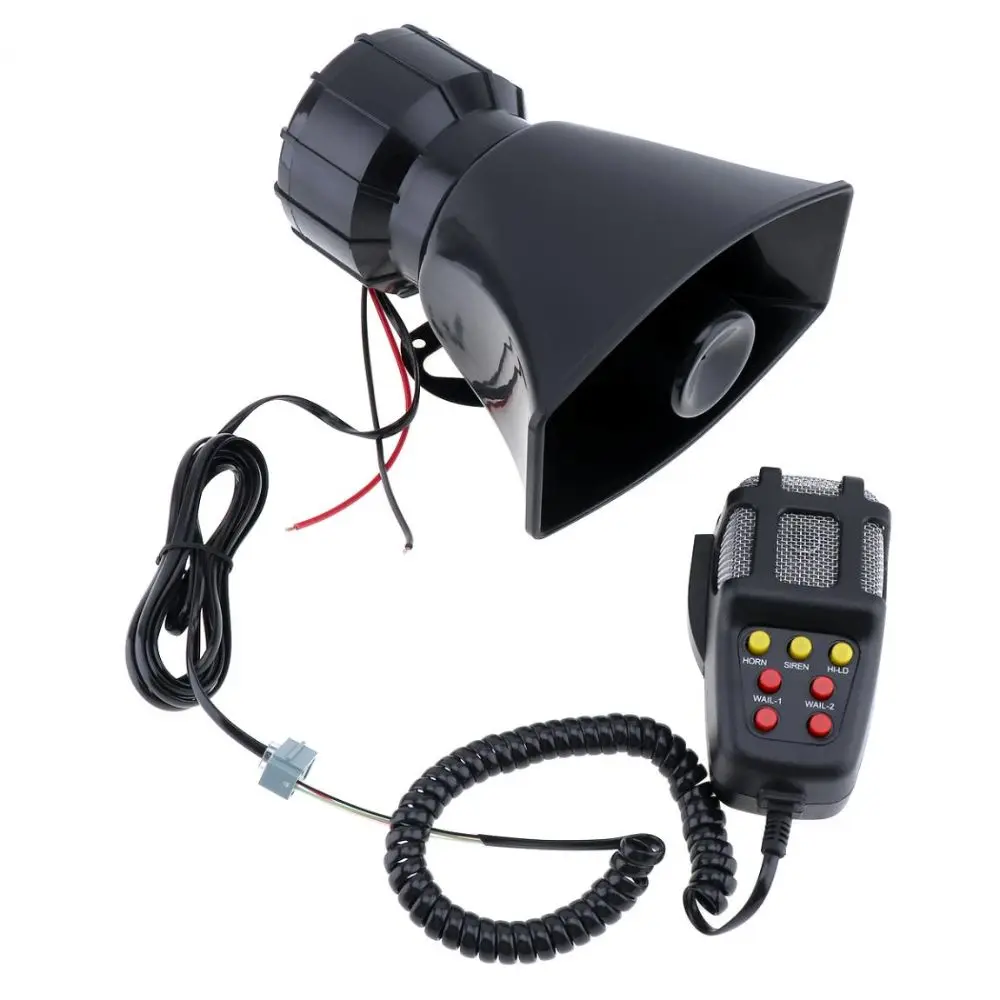 12V 100W 7 звуковой сигнал Тон Громкий для автомобилей и мотоциклов автомобиль