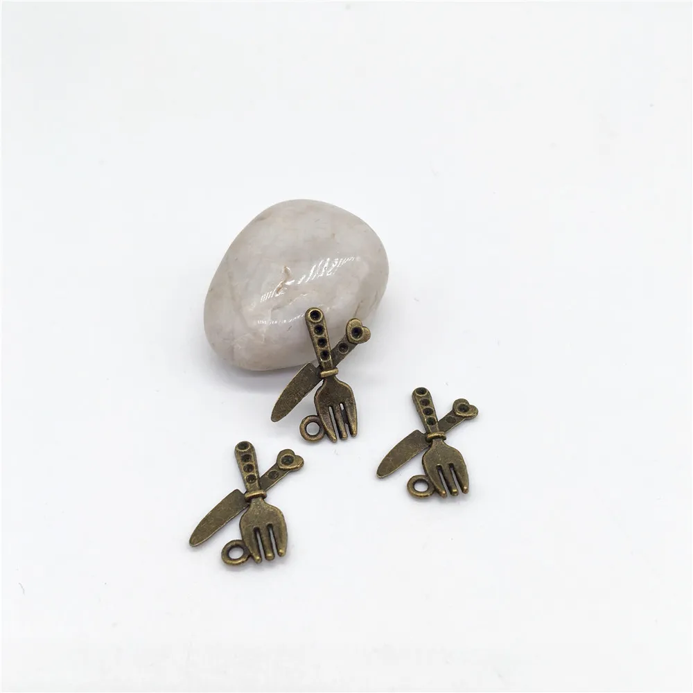 70 pcs tableware knife and fork charms For DIY handmade Necklace earring bracelet Jewelry Making accessories | Украшения и