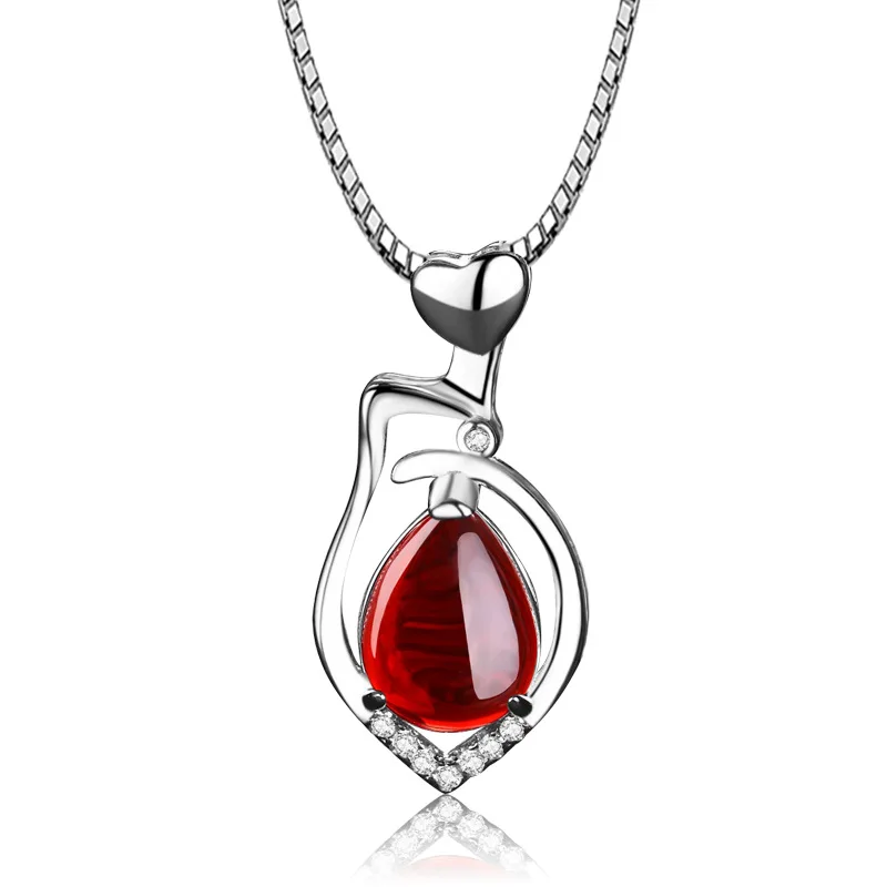 Натуральный зеленый нефритовый халцедон подвеска в виде капли воды агат серебро