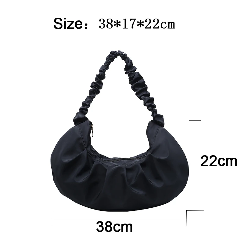 

Korean Style Shoulder Bags Dumpling Bag Large Capacity Fashion Messenger Bag Women Designer Shopping Bags Soft Personality Pack