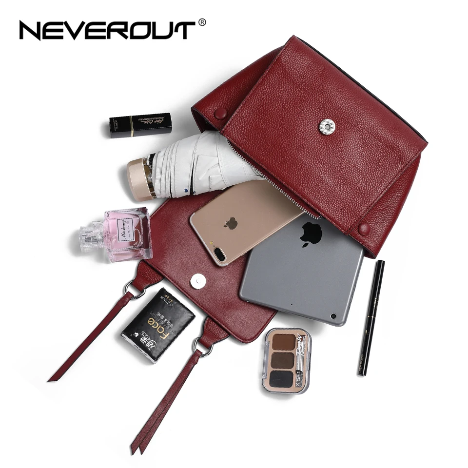 NEVEROUT сумка на плечо из натуральной кожи роскошные сумки женские дизайнерские