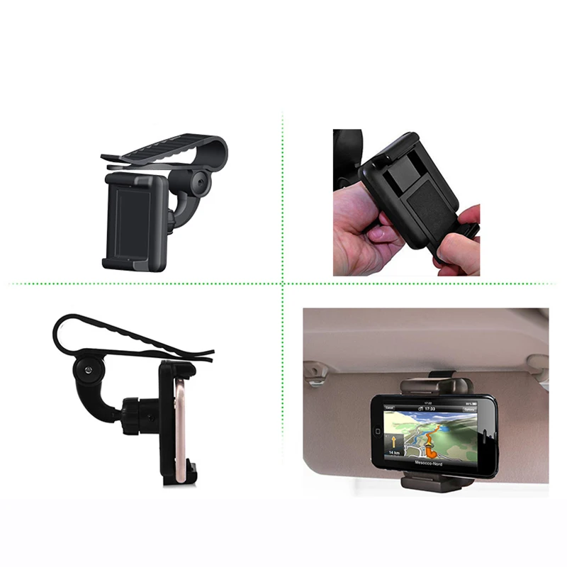 Универсальный Безопасный солнцезащитный козырек автомобильный держатель для