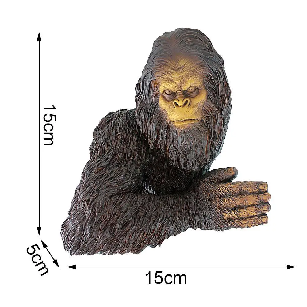 Орнамент орангутан статуя большого дерева мультяшный художественное дерево Hugger