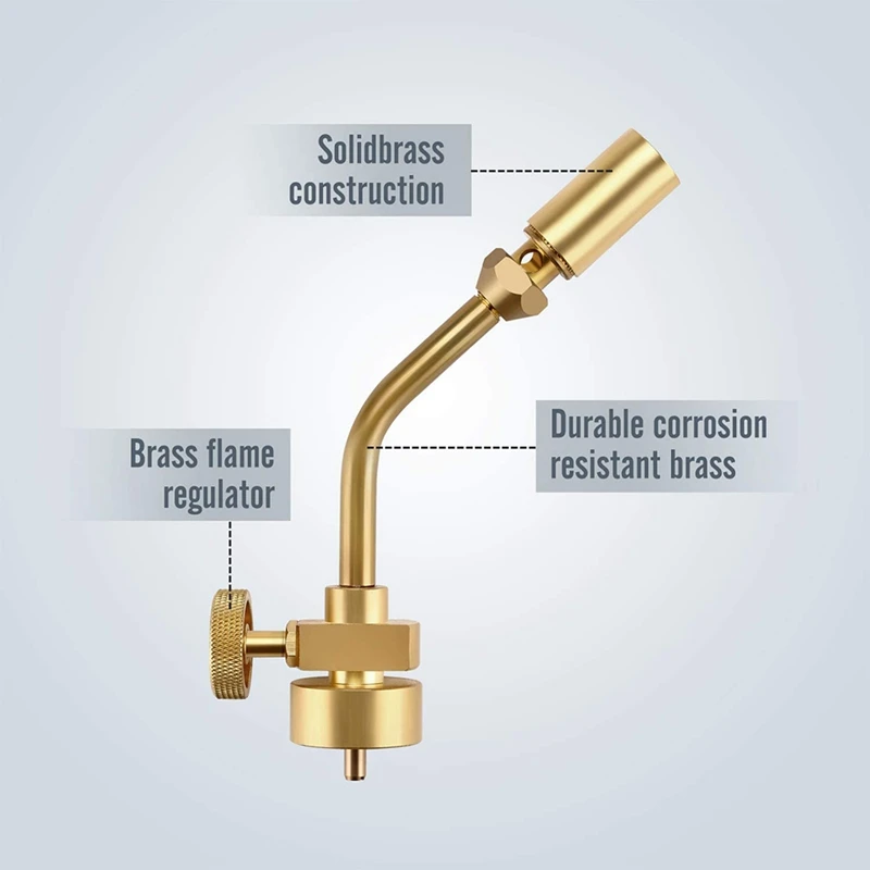 Латунная паяльная головка-карандаш пламя пропан Сварочная горелка пусковая