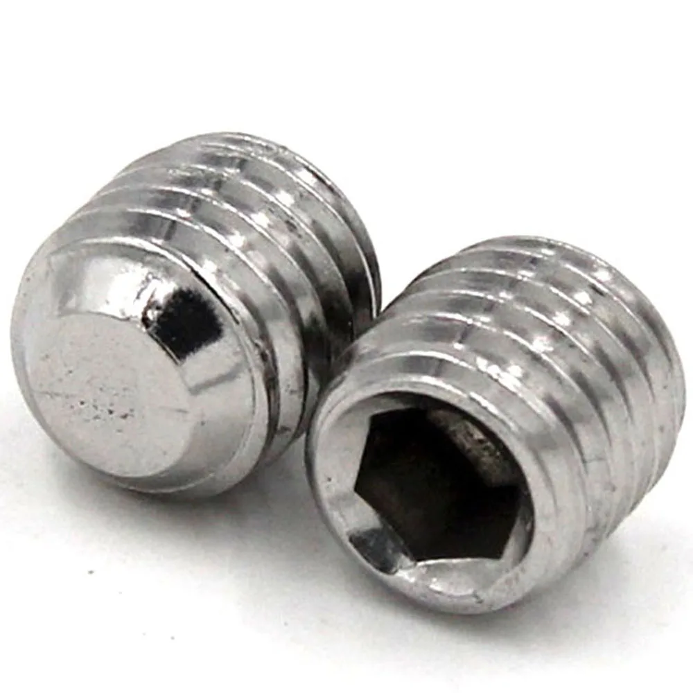 DIN913 10-50 шт. M1.4 M1.6 M2 M2.5 M3 M4 M5 M6 M8 M10 304 Винты с резьбой из нержавеющей стали плоские