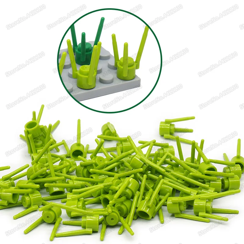 Городская игла пастбища строительные блоки садовый набор растений самодельные