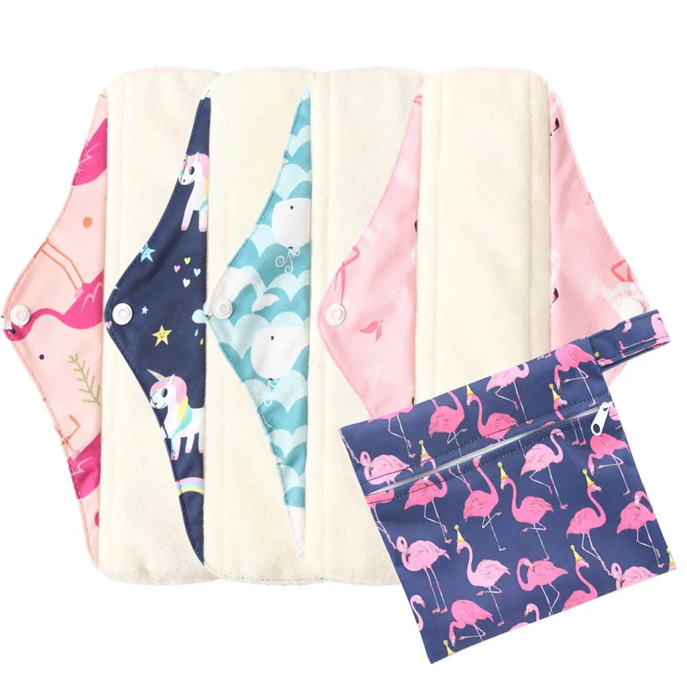 Многоразовая моющаяся тканевая менструальная прокладка многоразовая