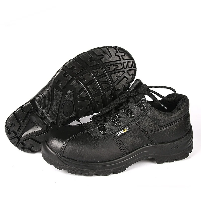 

Anti static shoes genuine leather men work shoes steel toe work footwear unisex protection boots labor protection sneaker 678