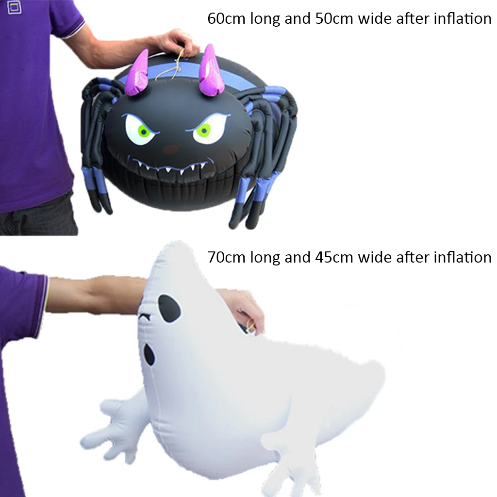 ПВХ надувные анимационные шар Хэллоуин привидение паук толстый открытый двор