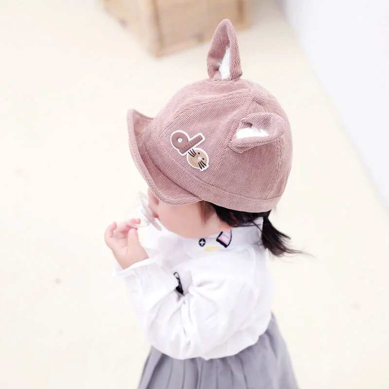 Новые детские регулируемые солнцезащитные кепки для новорожденных с мультяшным