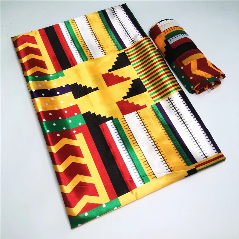 2020 имитация атласа шелковые восковые материалы мягкая нигерийская шелковая