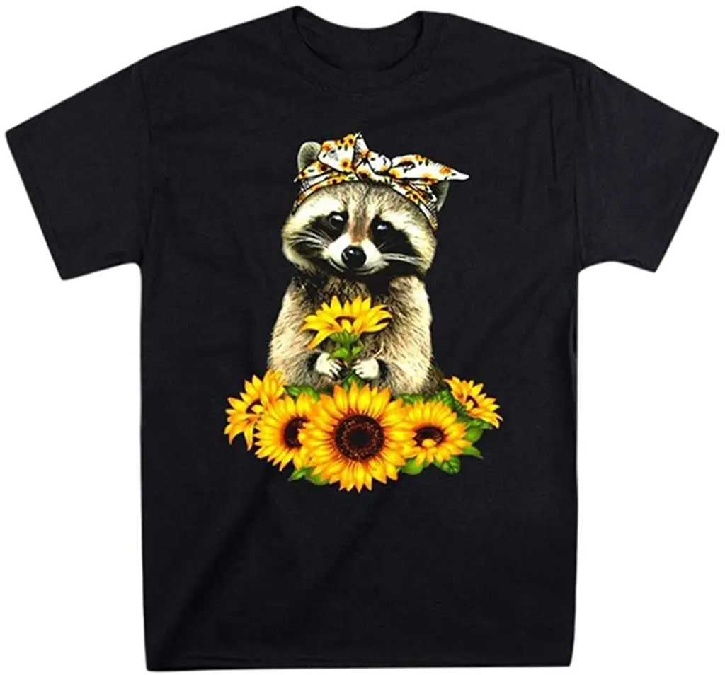 

2020 Women Summer Short Sleeve Sunflower Printed T-Shirt Top New Arrivals Harajuku Tee Summer 2020 Pure Cotton Breathable Tshirt
