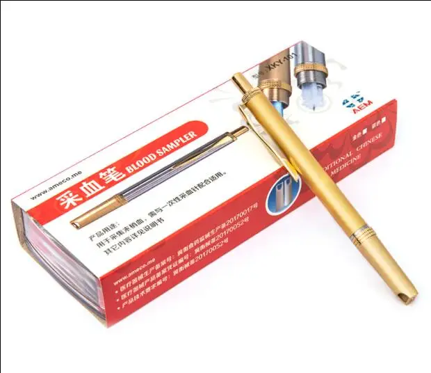 Безболезненная игла из нержавеющей стали ручка для массажа 200 шт. 23 г иглы ланцета