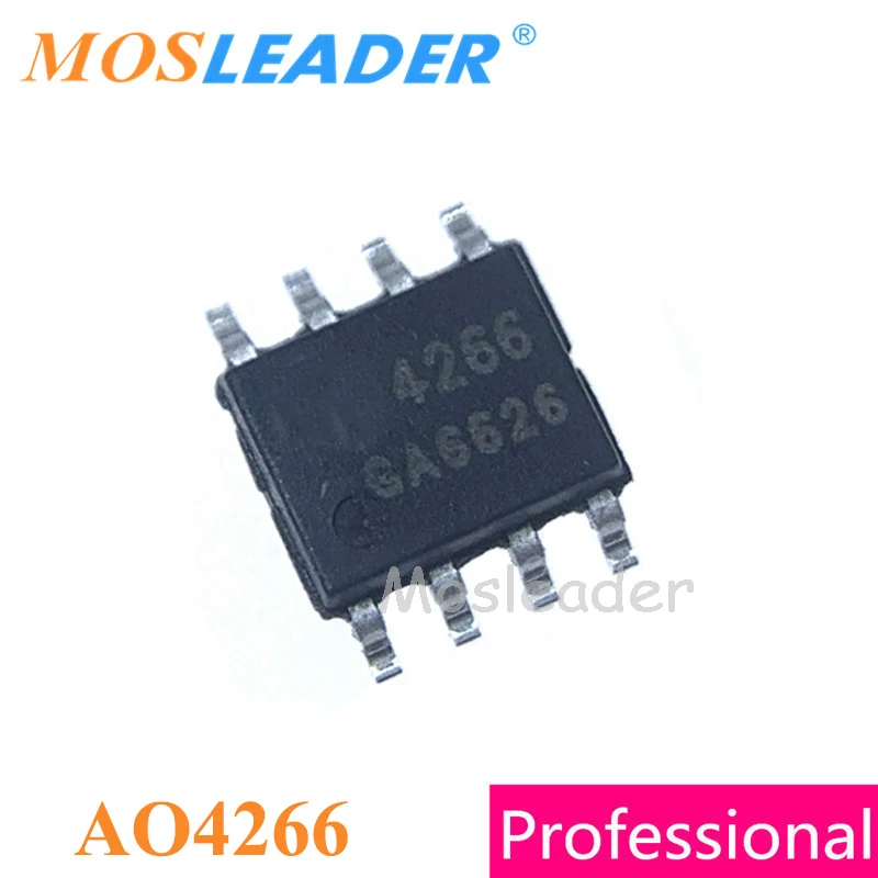 

Mosleader AO4266 SOP8 100 шт. 1000 шт. KO4266 4266 60 в N-канал, сделано в Китае, высокое качество