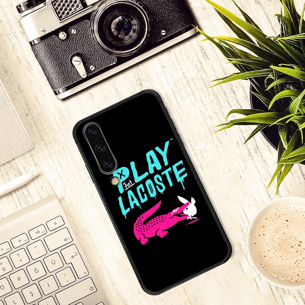 

French luxury brand LACOETE Phone Case Cover For Samsung Galaxy A10 A11 A20 E A21 A30 A40 A50 A51 A70 A71 A81 S black Coque Soft