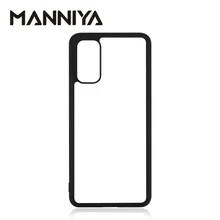 MANNIYA for Samsung Galaxy S20 FE S20 plus S20 Ultra Sublimation Blank rubber phone Case with Aluminum Inserts 10pcs/lot