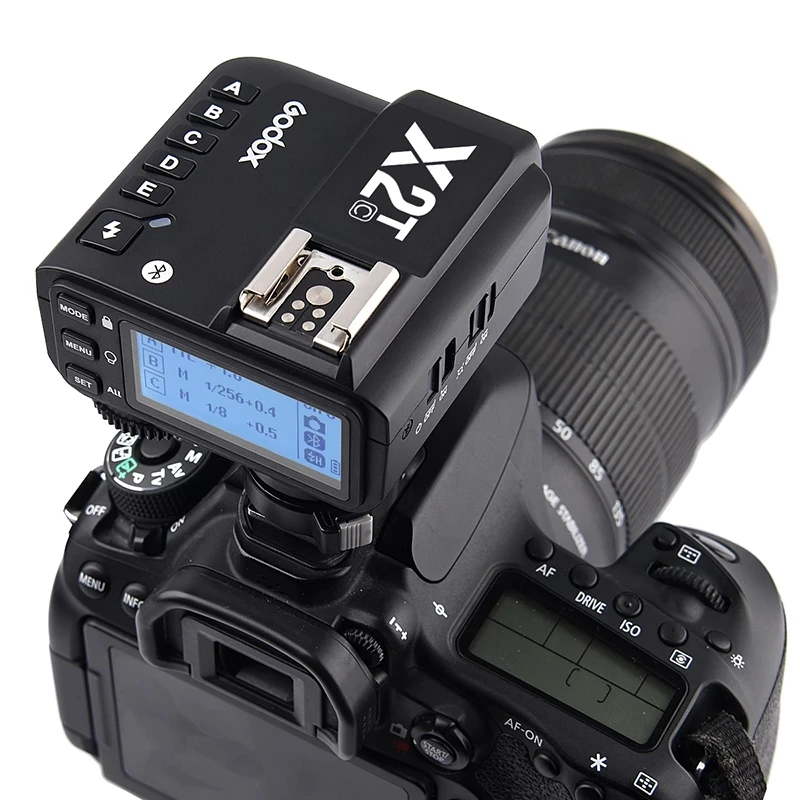 Вспышка Godox с беспроводным передатчиком TTL 1/8000s HSS для Canon Nikon Sony Fuji Olympus Pentax |