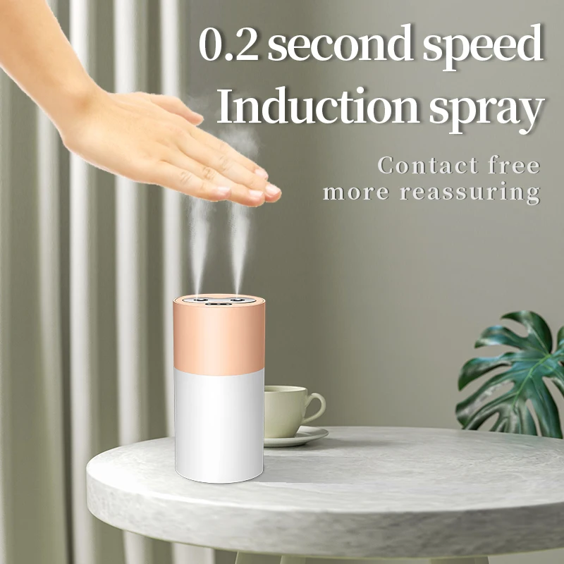 

New type induction alcohol spray disinfector intelligent infrared induction disinfection hand washing sprayer smart home
