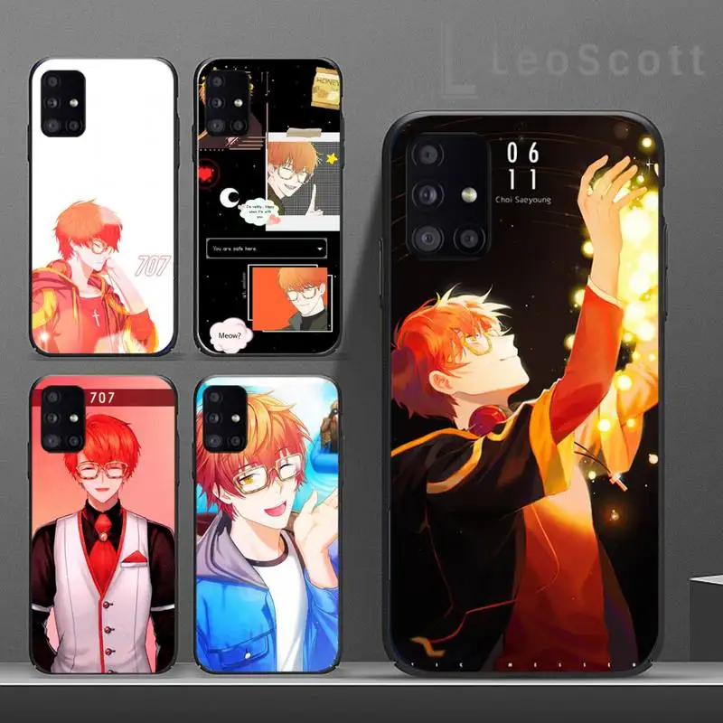 

707 Mystic Messenger Phone Case For Samsung A40 A50 A51 A71 A20E A20S S8 S9 S10 S20 Plus note 20 ultra 4G 5G